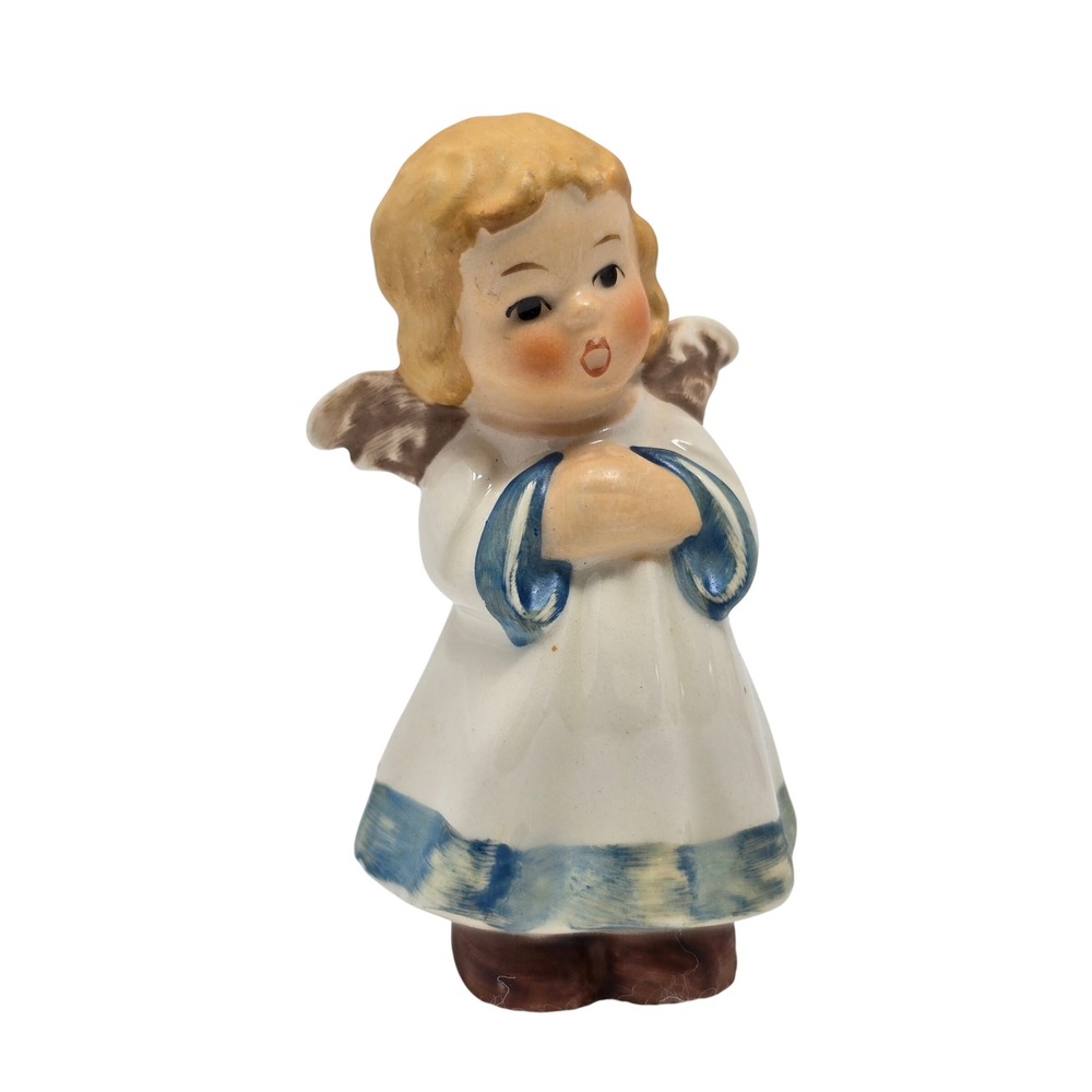 Goebel Sacrart Angel Figurine HK281 Nativity Germany Ceramic Figure Vintage 1958